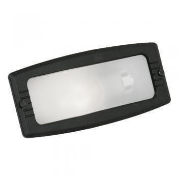 Oaks Outdoor Black Finish Recessed Brick Light 072 BK by Oaks Lighting