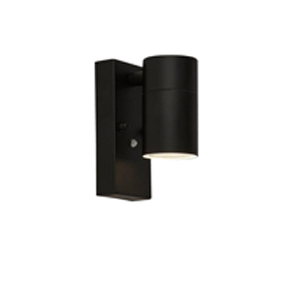 Rochester Outdoor Black Down Wall Light - Dusk/Dawn Sensor