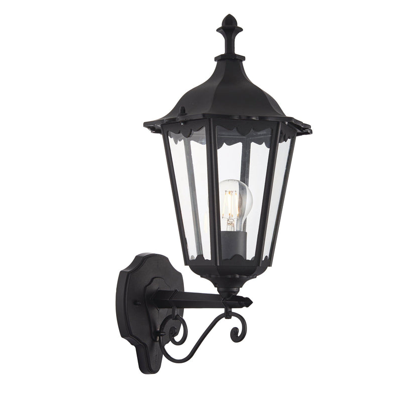 Endon Burford Black Outdoor Wall Light Damaged Box