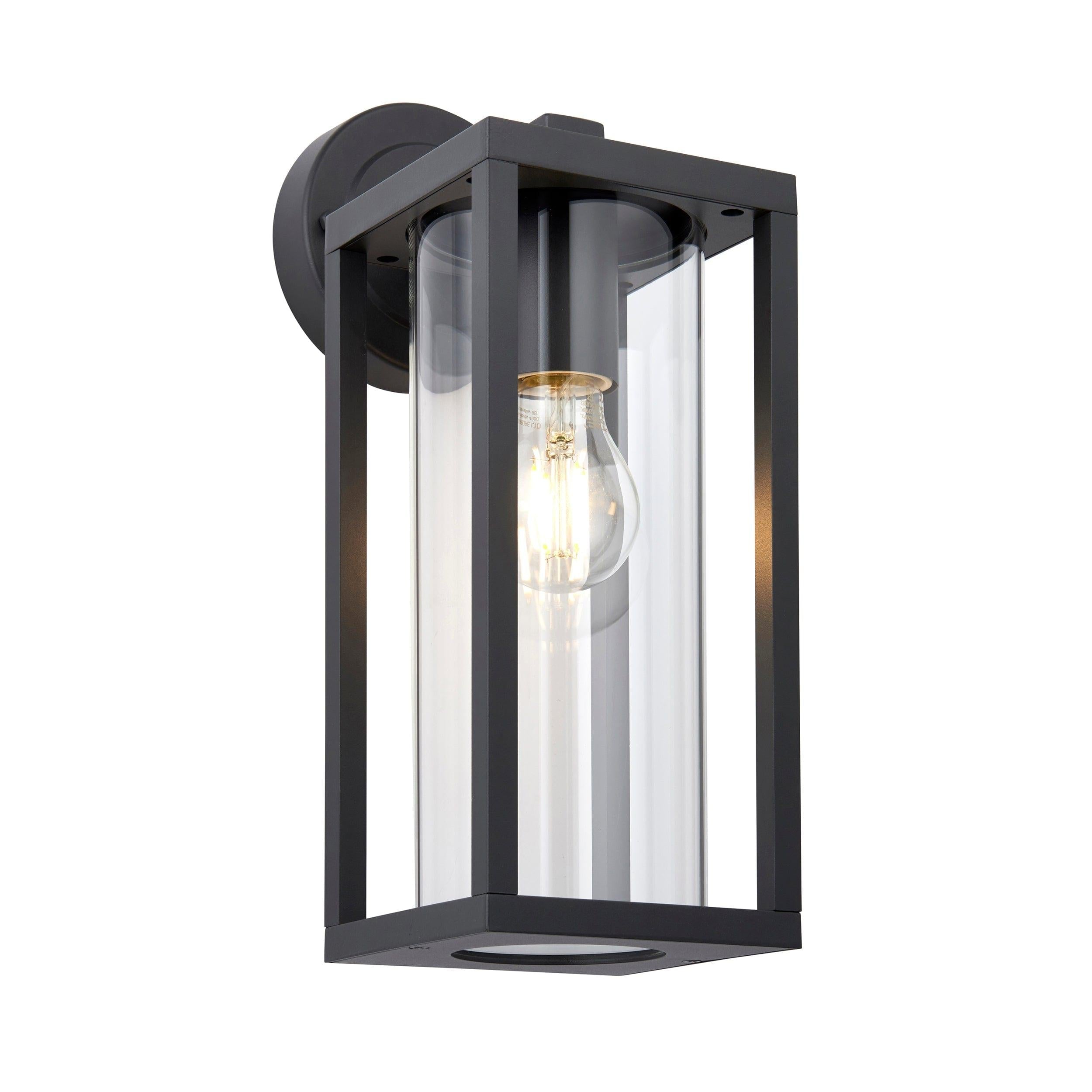 Endon Hamden Black Outdoor Wall Light