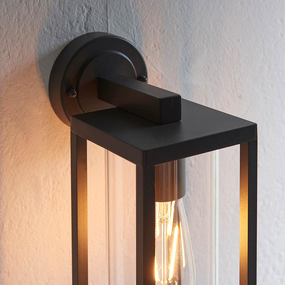 Endon Hamden Black Outdoor Wall Light