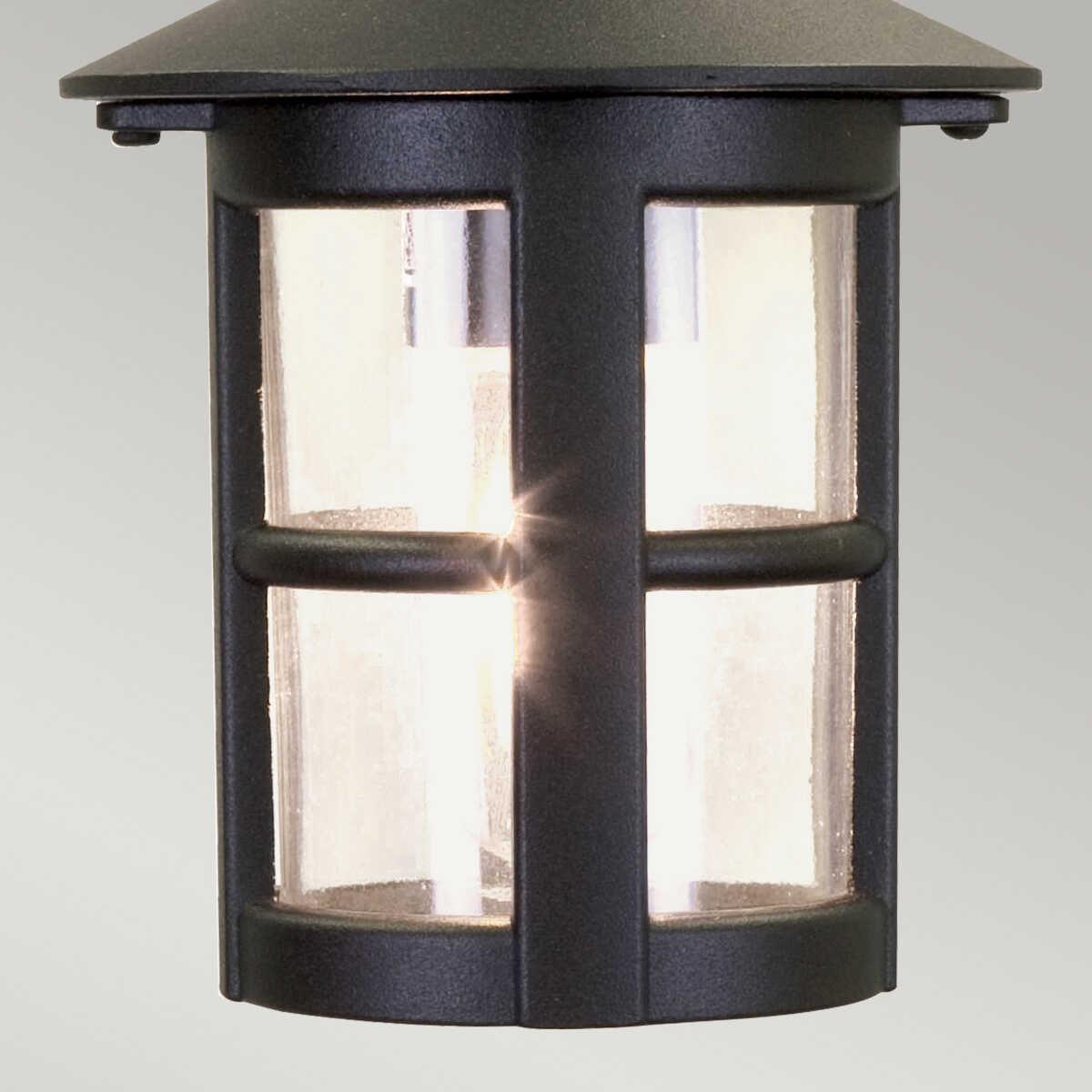 Elstead Hereford II Black Outdoor Pendant Light