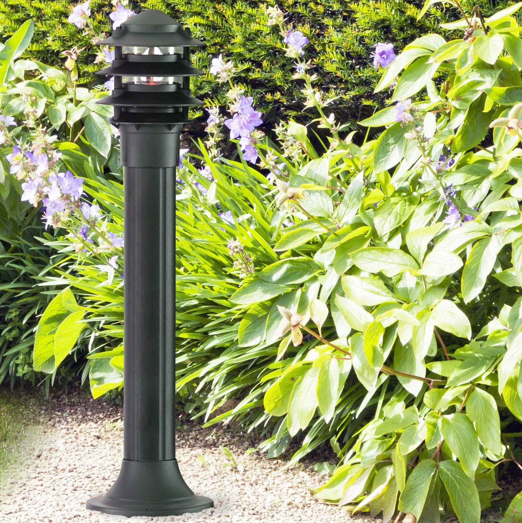 Searchlight Outdoor Black Post Bollard Light