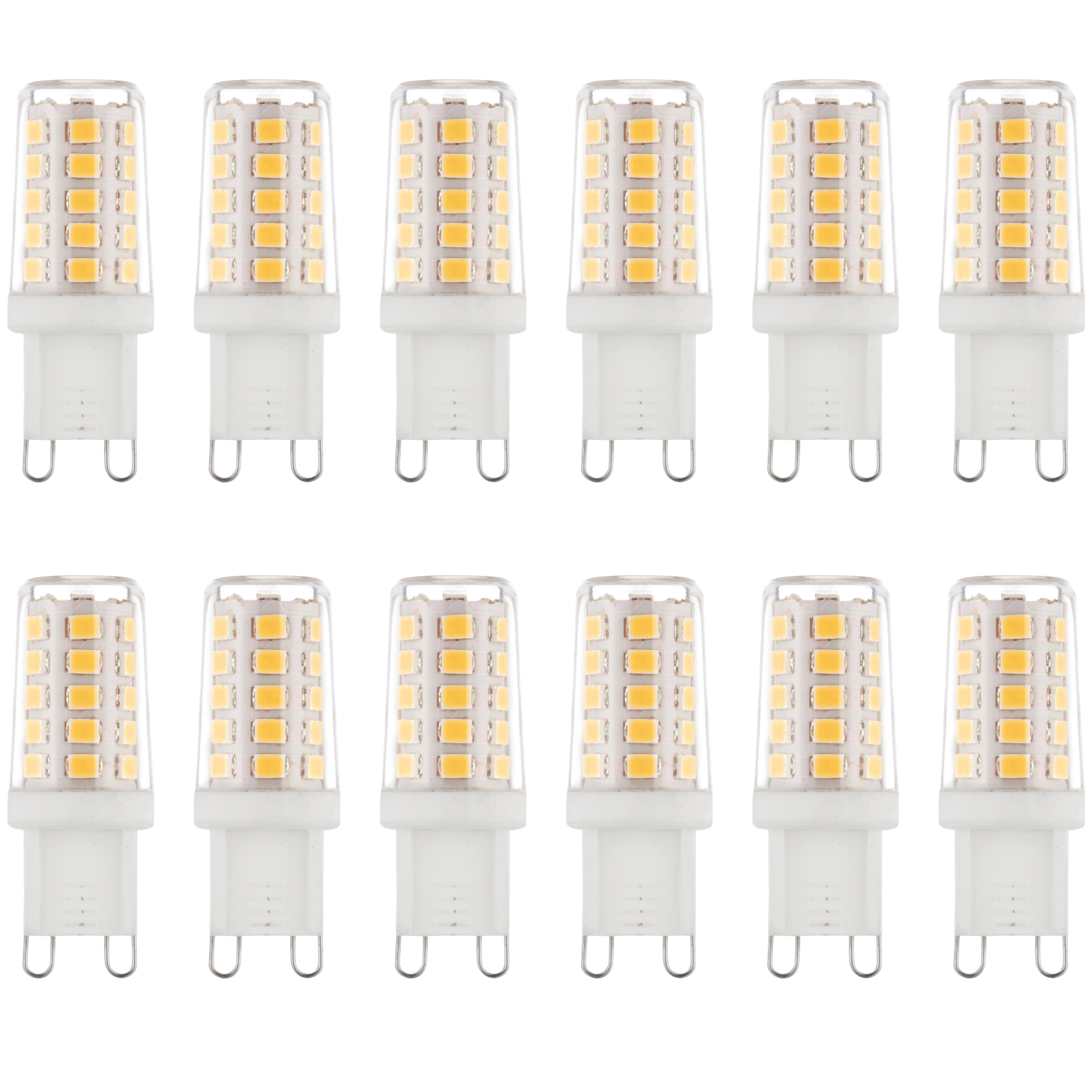 12 x G9 LED 2.3W Warm White Halogen (20W Equivalent)