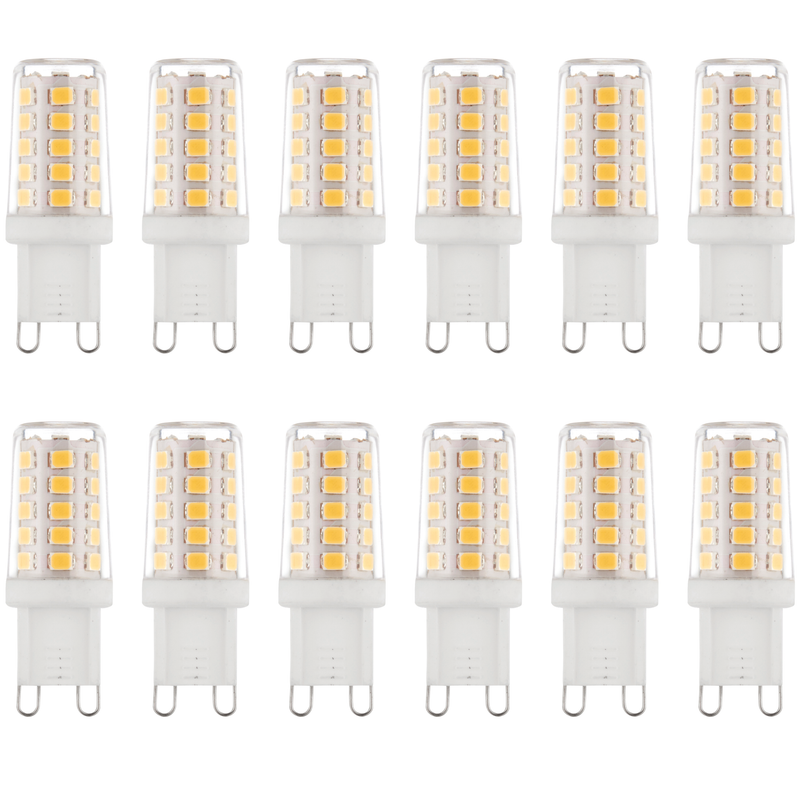 12 x G9 LED 2.3W Warm White Halogen (20W Equivalent)