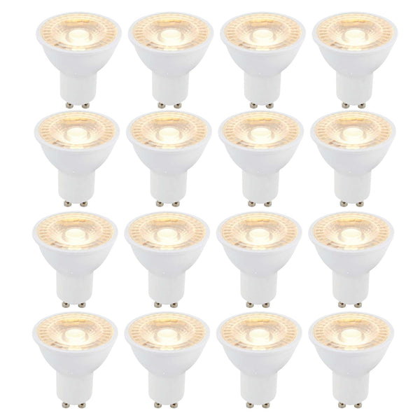 12 X GU10 LED 6W 38 Degree Warm White Bulb