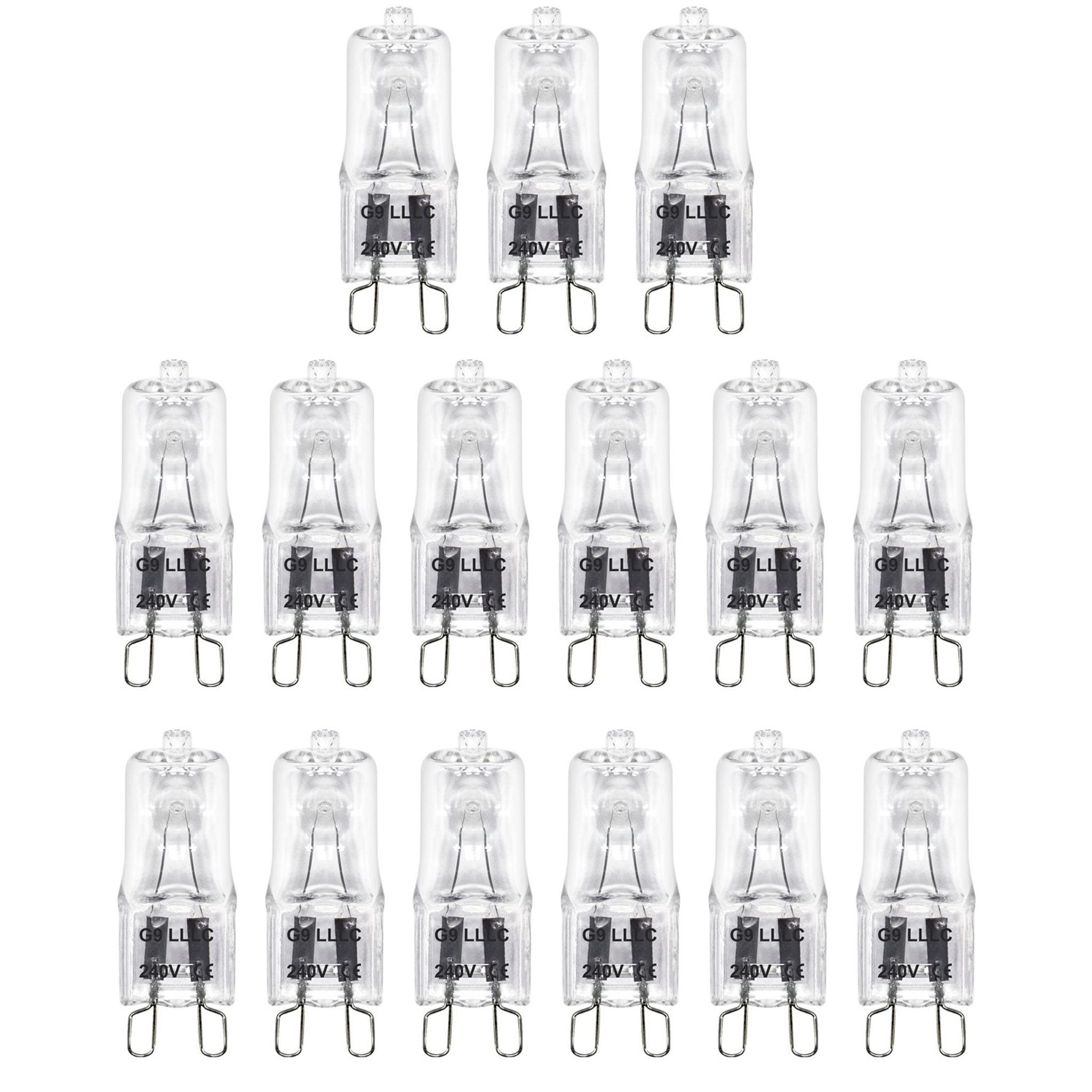 15 x G9 Dimmable 28W Warm White Halogen (40W Equivalent)