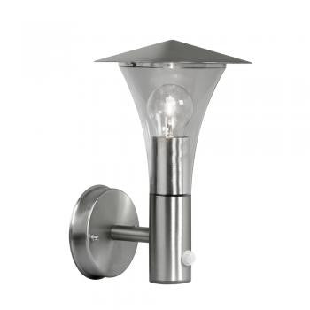 Oaks Remi Stainless Steel Finish Outdoor PIR Wall Light 308 PIR SS by Oaks Outdoor Lighting