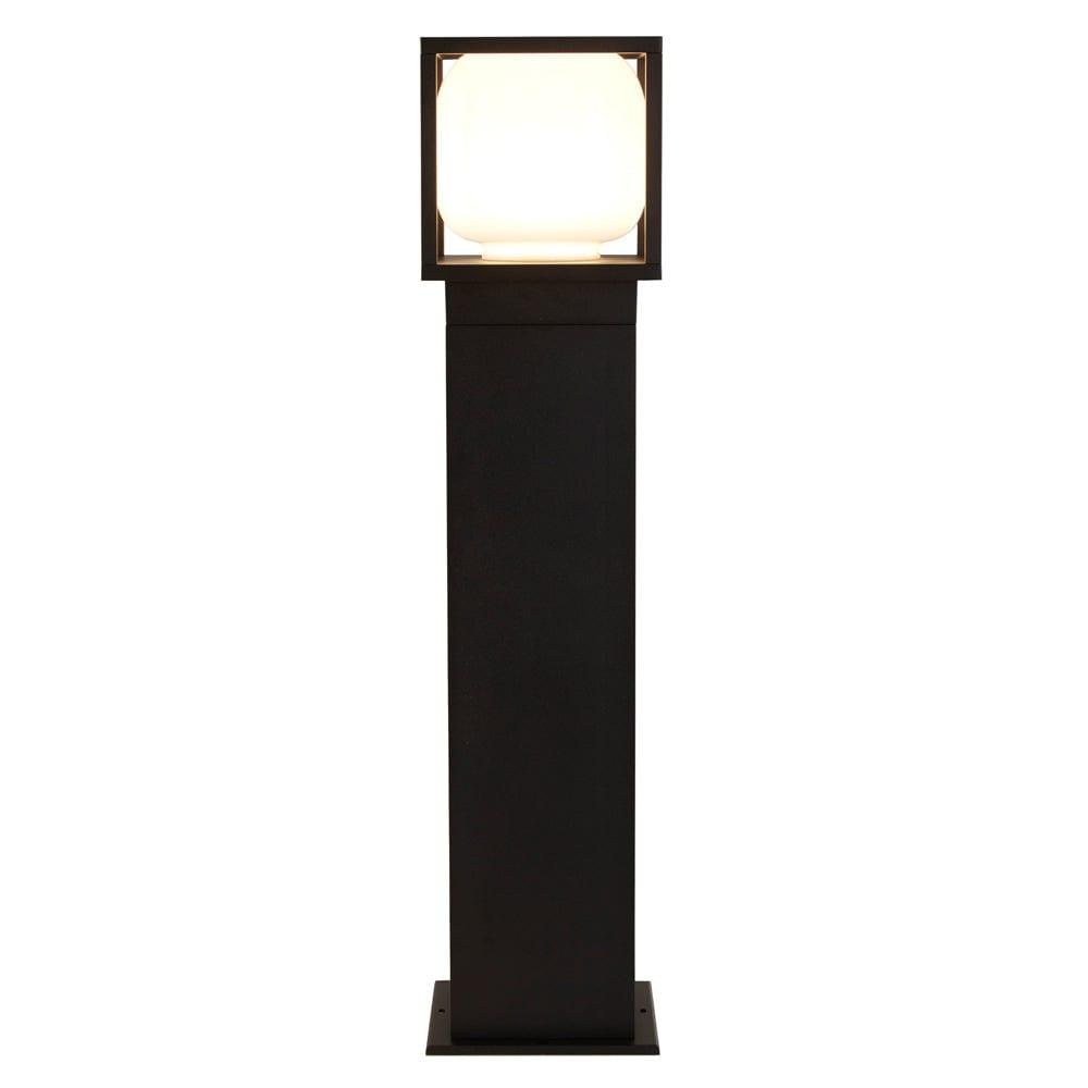 Searchlight Athens Outdoor 1 Light LED Black Post Light