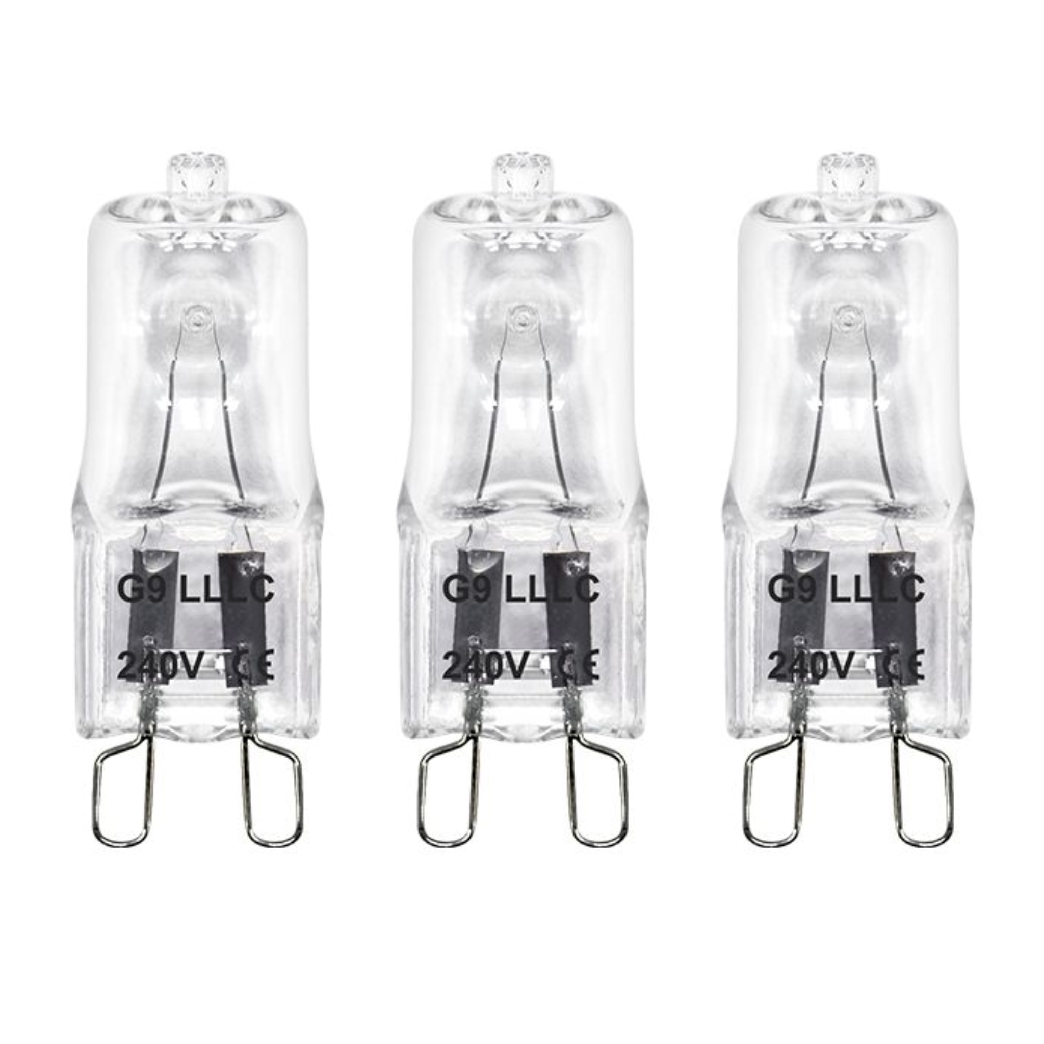 3 x G9 Dimmable 28W Warm White Halogen (40W Equivalent)