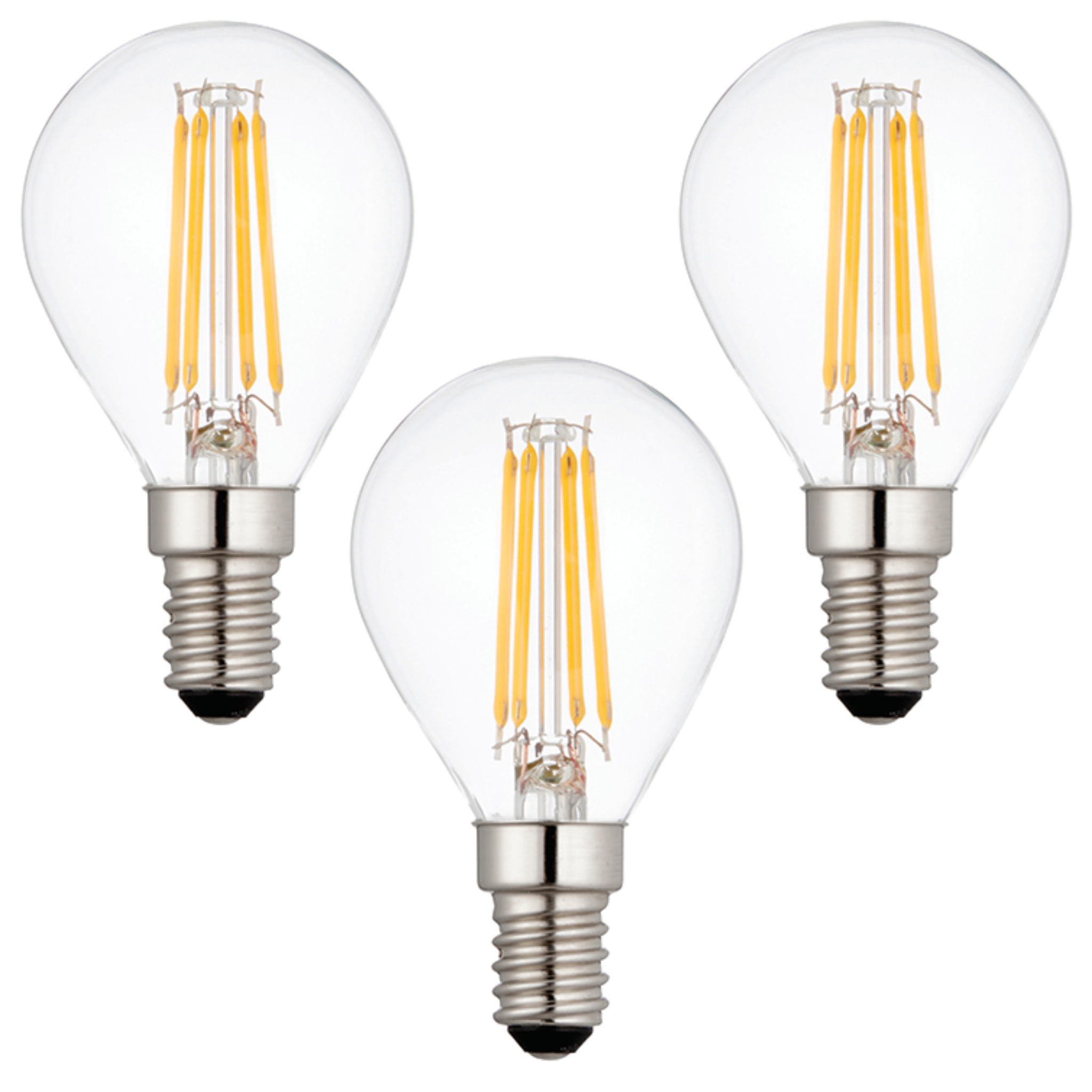 3 x E14 LED Lamp/Bulb Dimmable 4W (40W Equivalent)