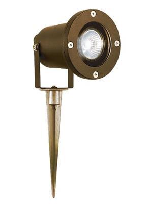 Spikey Outdoor Rust Directional Garden Spike Light 5001RUS-LED