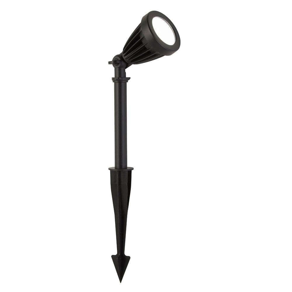 Spikey Black Outdoor Spike Garden Light 51621BK Searchlight