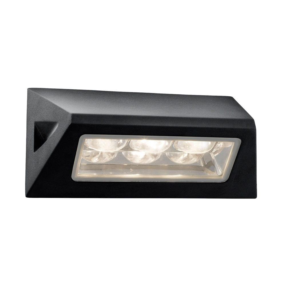 Searchlight Peru LED Outdoor Black Wall Light - IP44