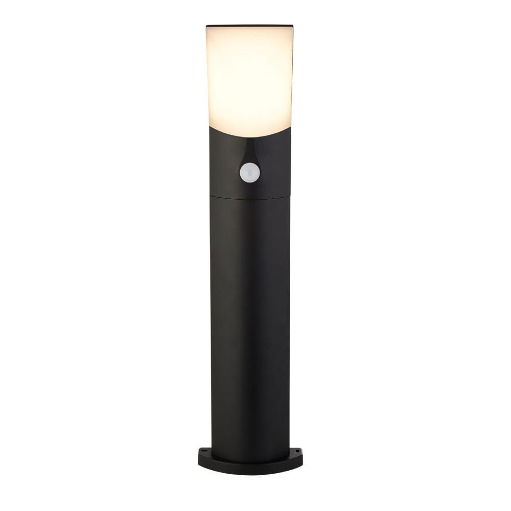 Copenhagen Outdoor 1 Light LED Black Post With Pir Sensor