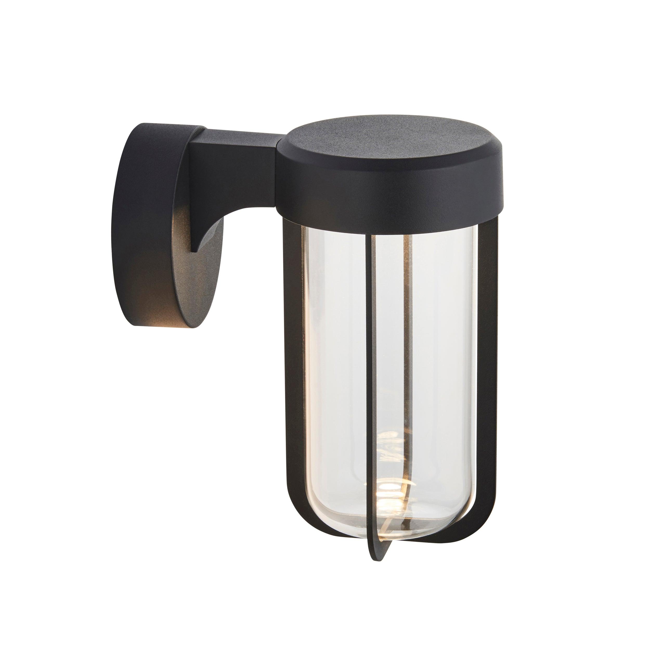 Newquay Large Black Outdoor LED Wall Light