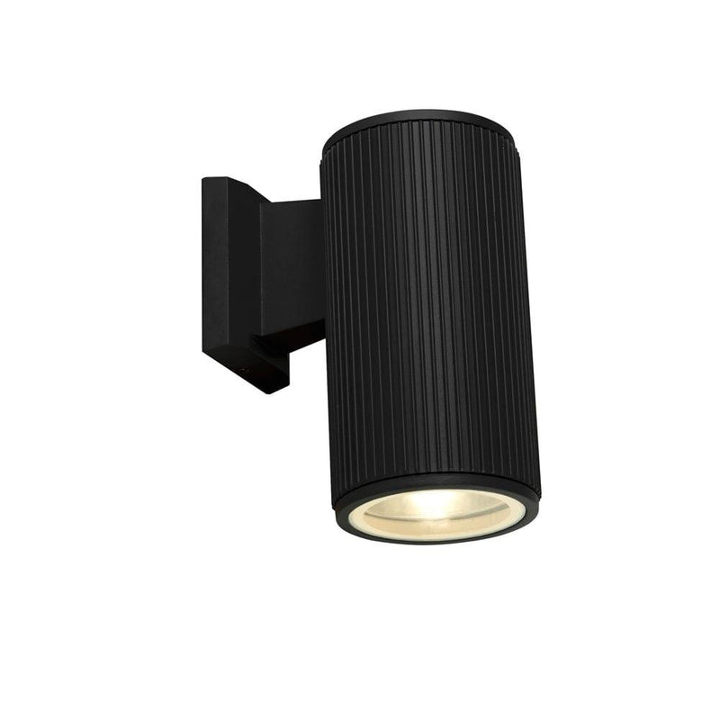 Hamburg Outdoor 1 Light Black Wall/Porch Down Light Searchlight