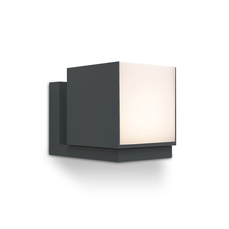 Lutec Cuba Adjustable Outdoor Wall Light - Dark Grey 5193803118