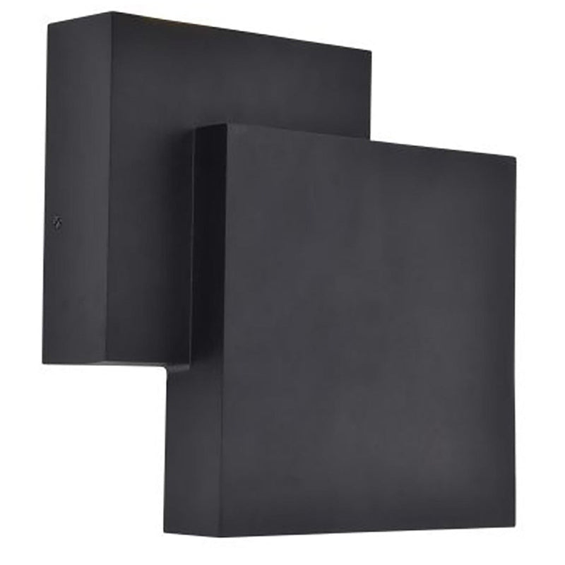 Lutec Rialto LED Outdoor Wall Light - Matt Black