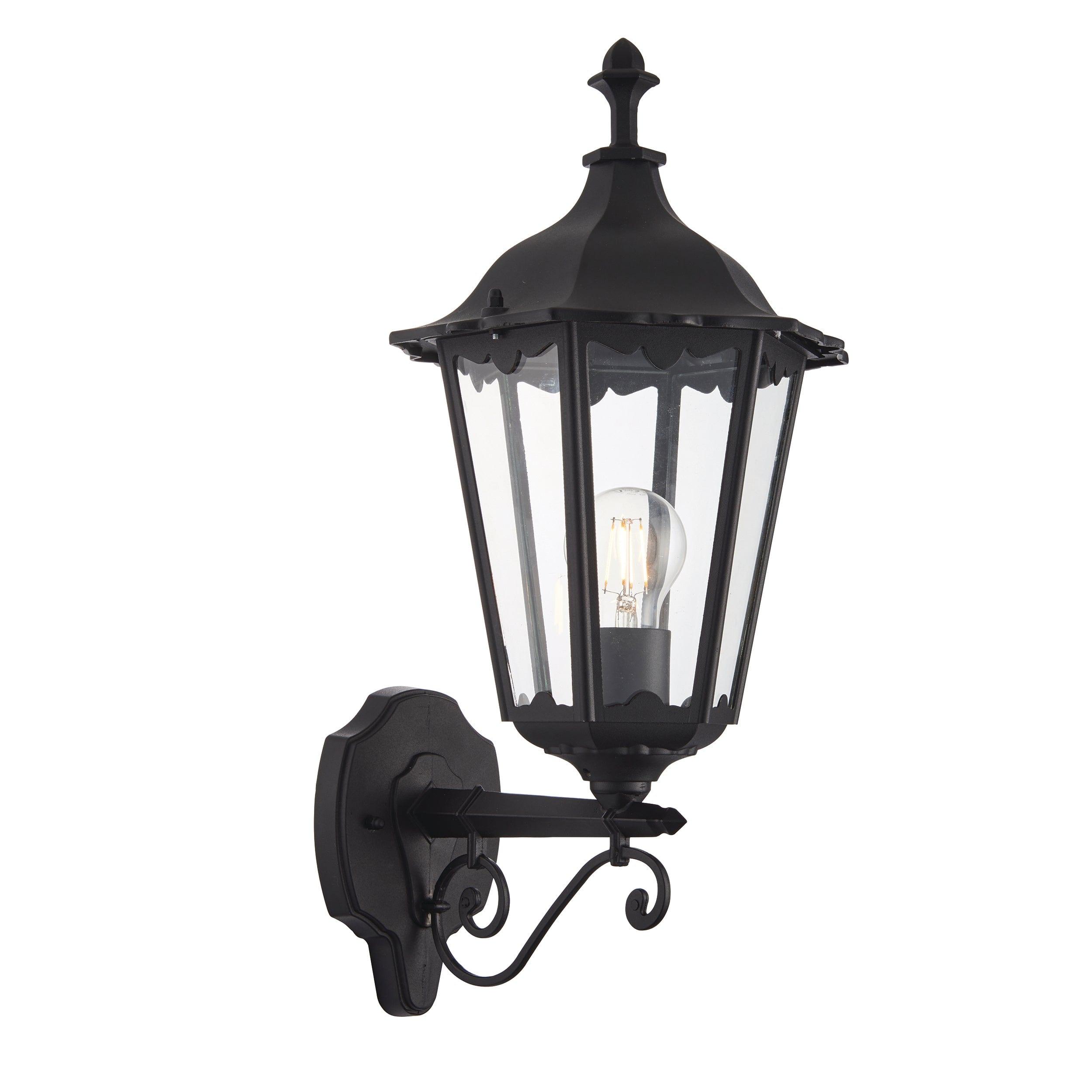 Endon Burford Black Outdoor Wall Light