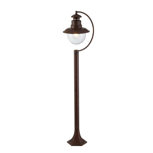 Station Rustic Brown Outdoor Garden Post - 110cm Height