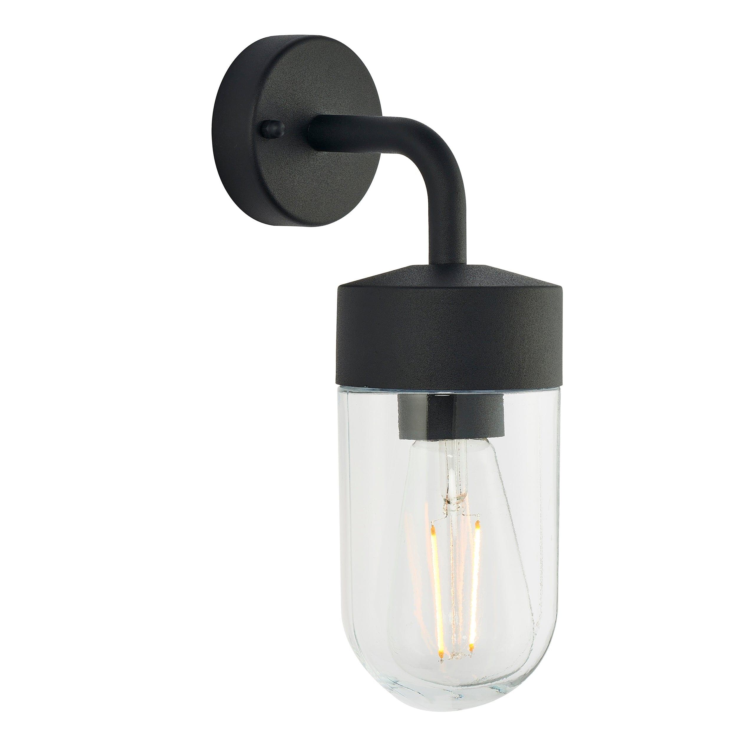 Endon North Black Outdoor Wall Light