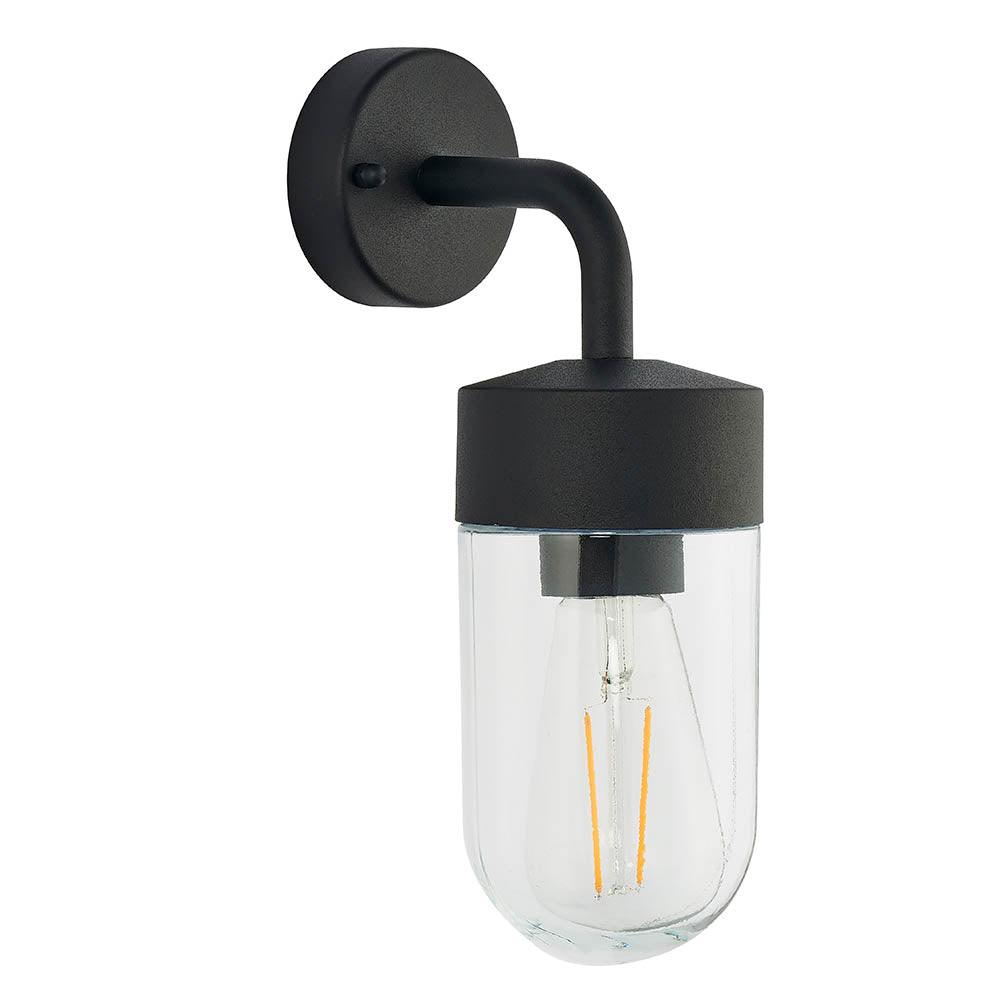 Endon North Black Outdoor Wall Light