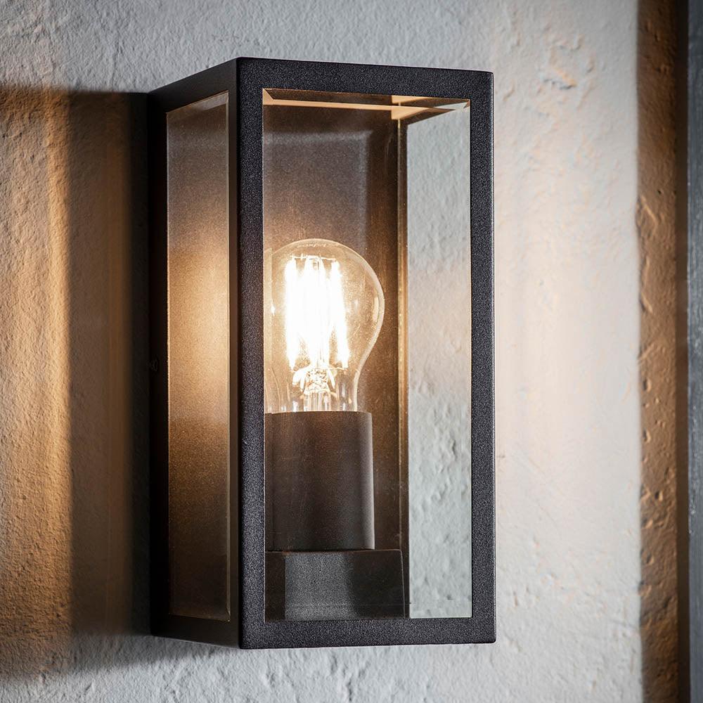 Endon Oxford Black Outdoor Wall Light