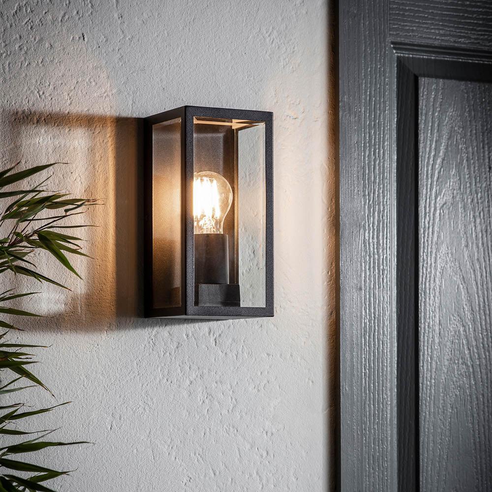 Endon Oxford Black Outdoor Wall Light