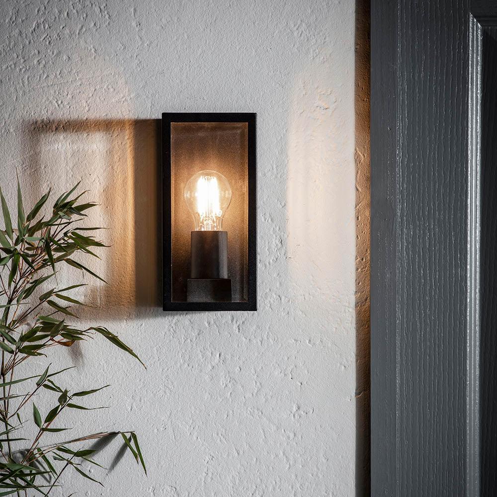 Endon Oxford Black Outdoor Wall Light