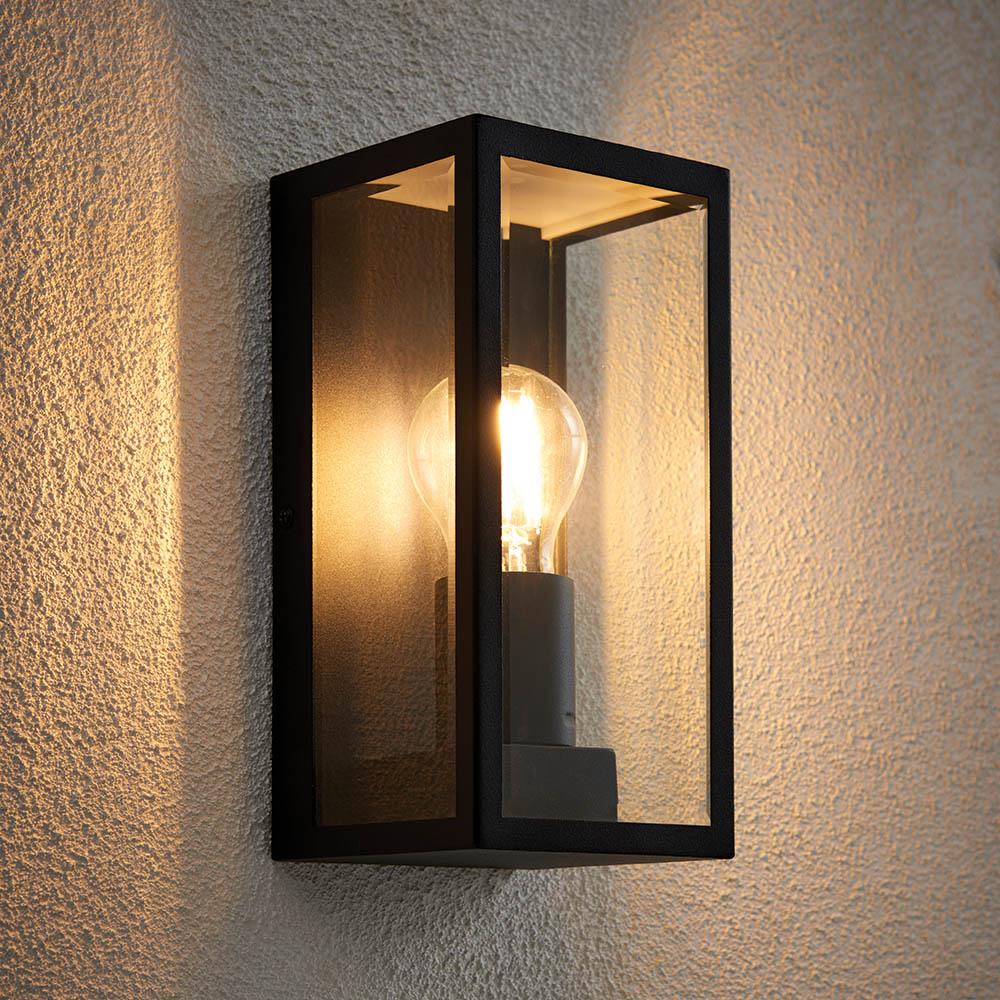 Endon Oxford Black Outdoor Wall Light