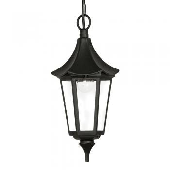 Oaks Witton Black Finish Outdoor Pendant Light 811 CH BK by Oaks Outdoor Lighting