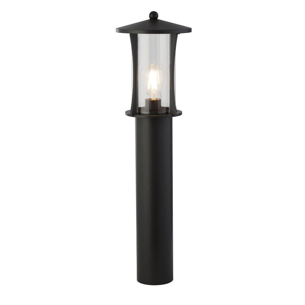 Searchlight Pagoda 1 Light Black Outdoor Post - 73cm Height