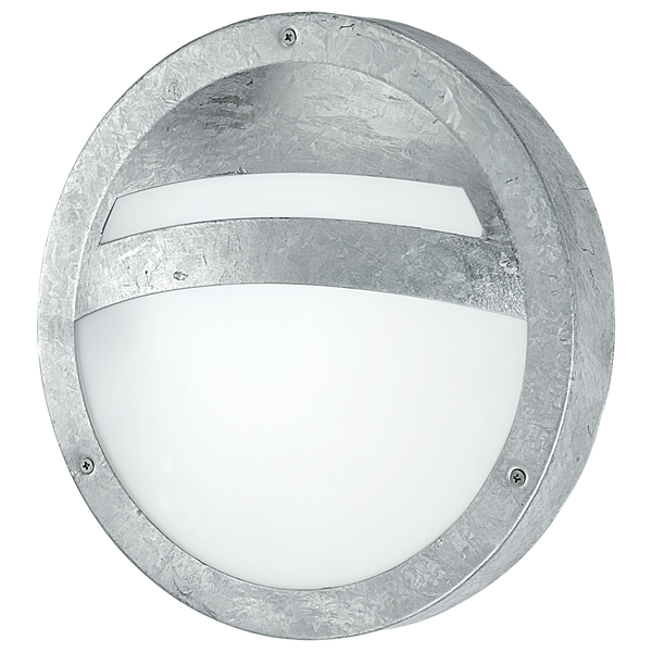 Eglo Sevilla Galvanised Steel Finish Outdoor Flush Ceiling/Wall Light 88119