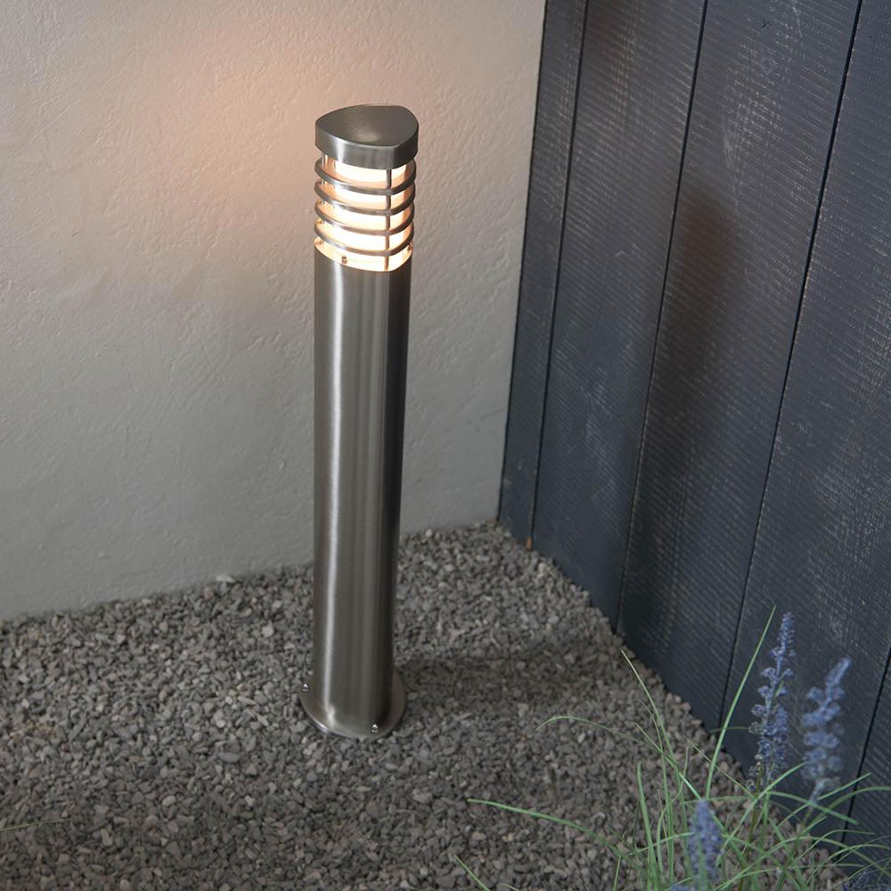 Endon Bruton 1 Light Stainless Steel Outdoor Bollard