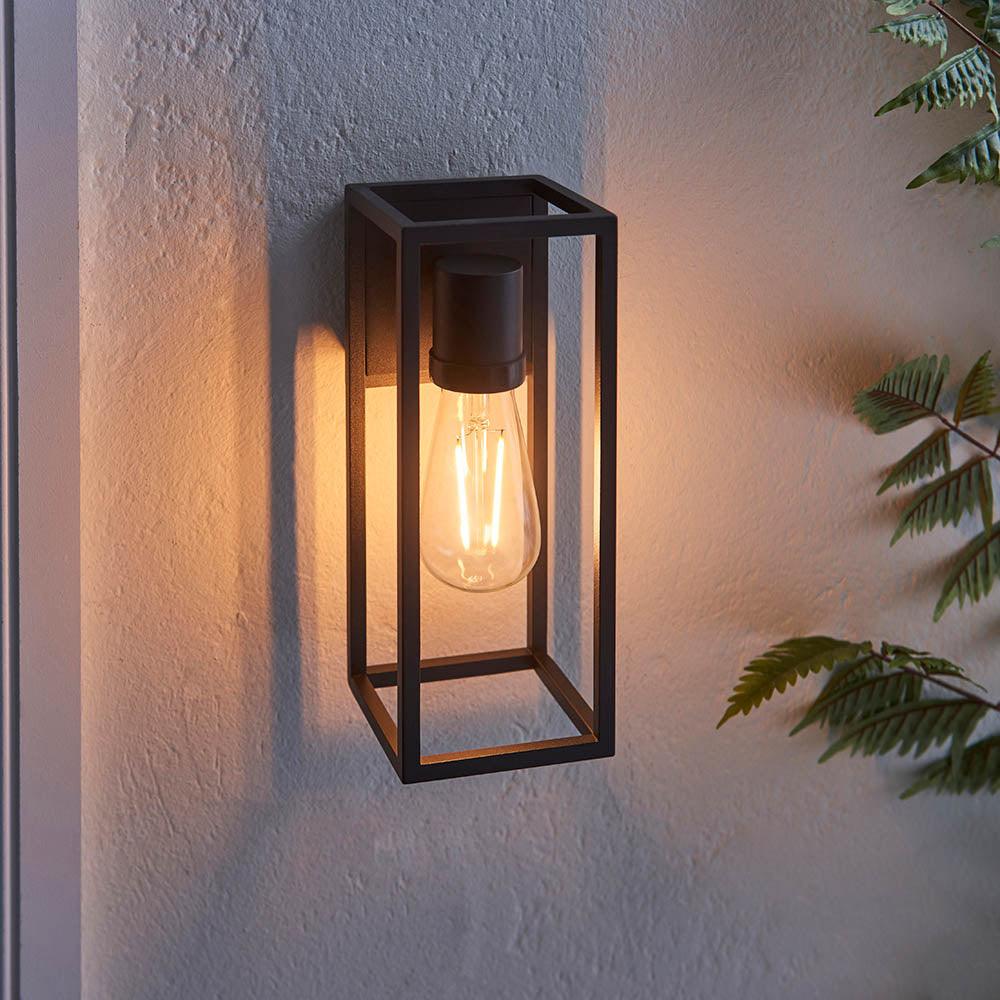 Endon Herbert Black Outdoor Wall Light