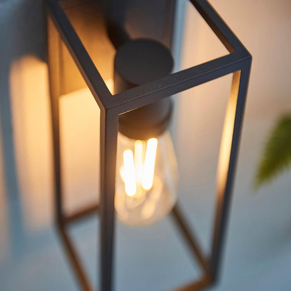 Endon Herbert Black Outdoor Wall Light