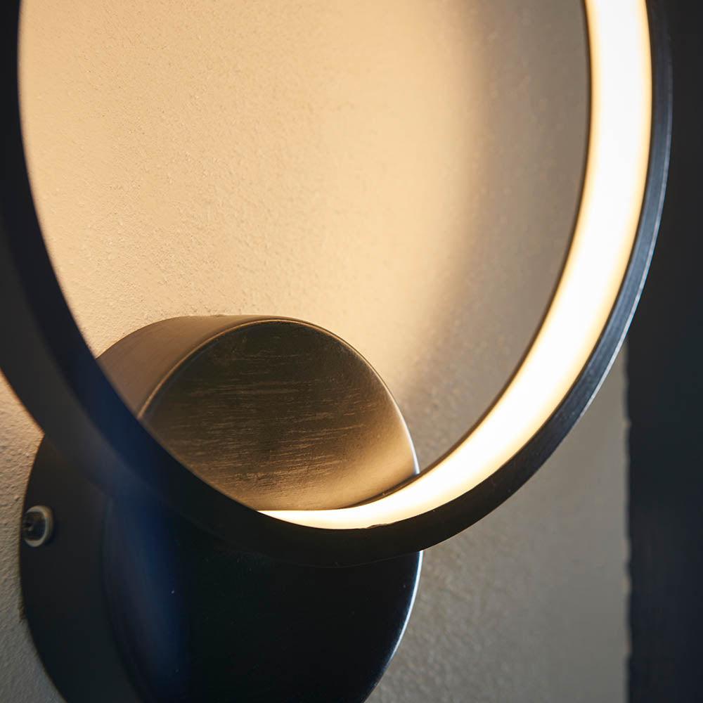 Endon Kieron Black Outdoor Wall Light