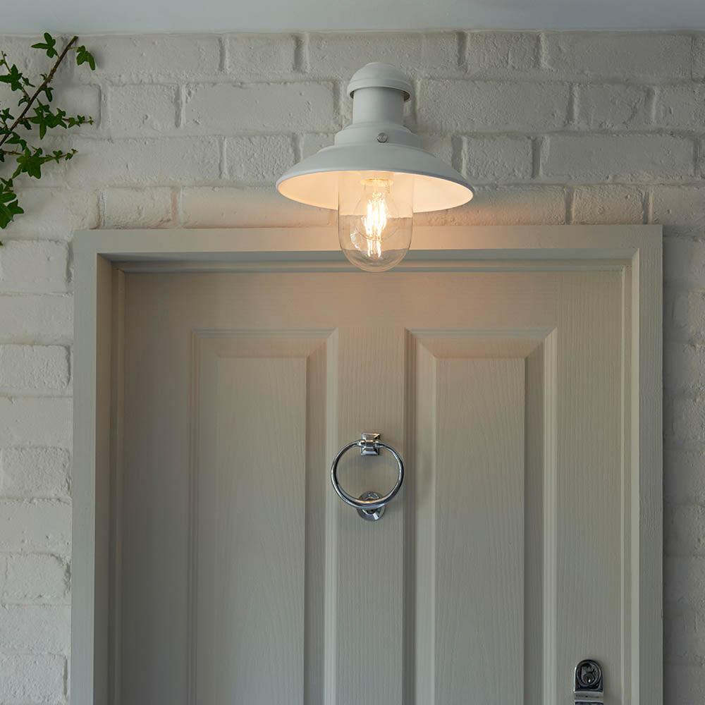 Endon Hereford Outdoor Gloss Stone Wall Light