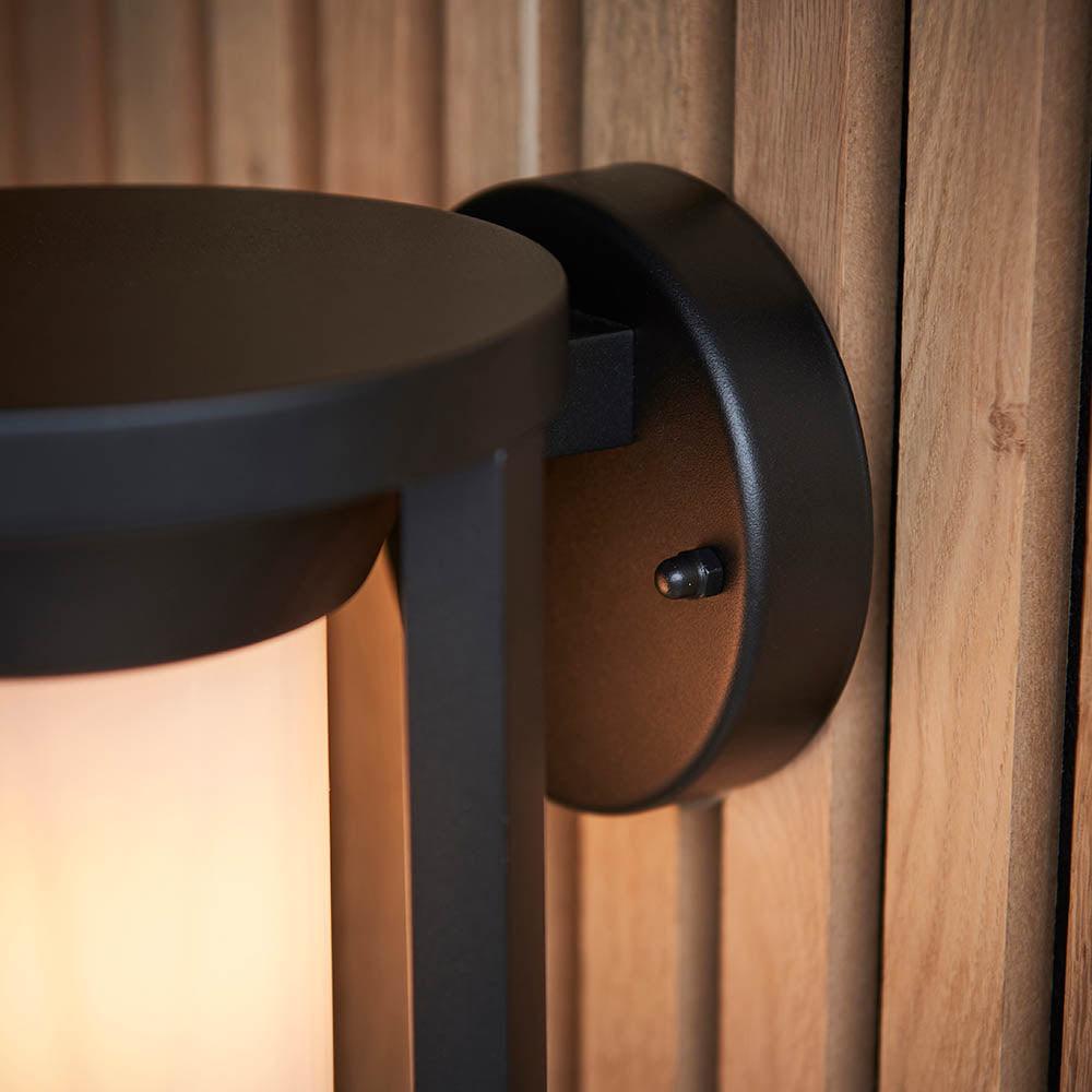 Endon Braden Black Outdoor Wall Light