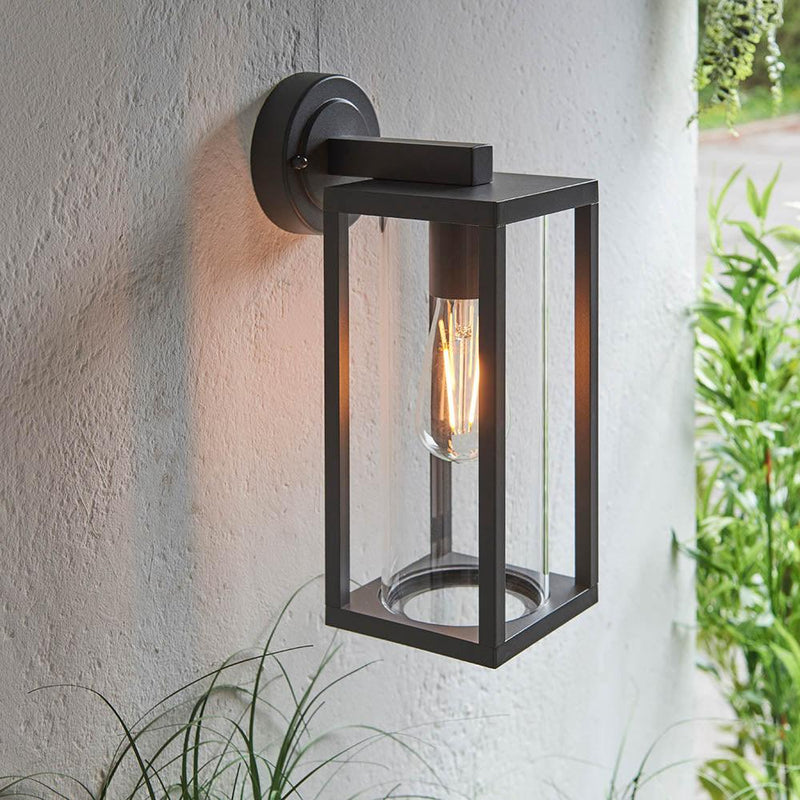 Endon Hamden Black Outdoor Wall Light