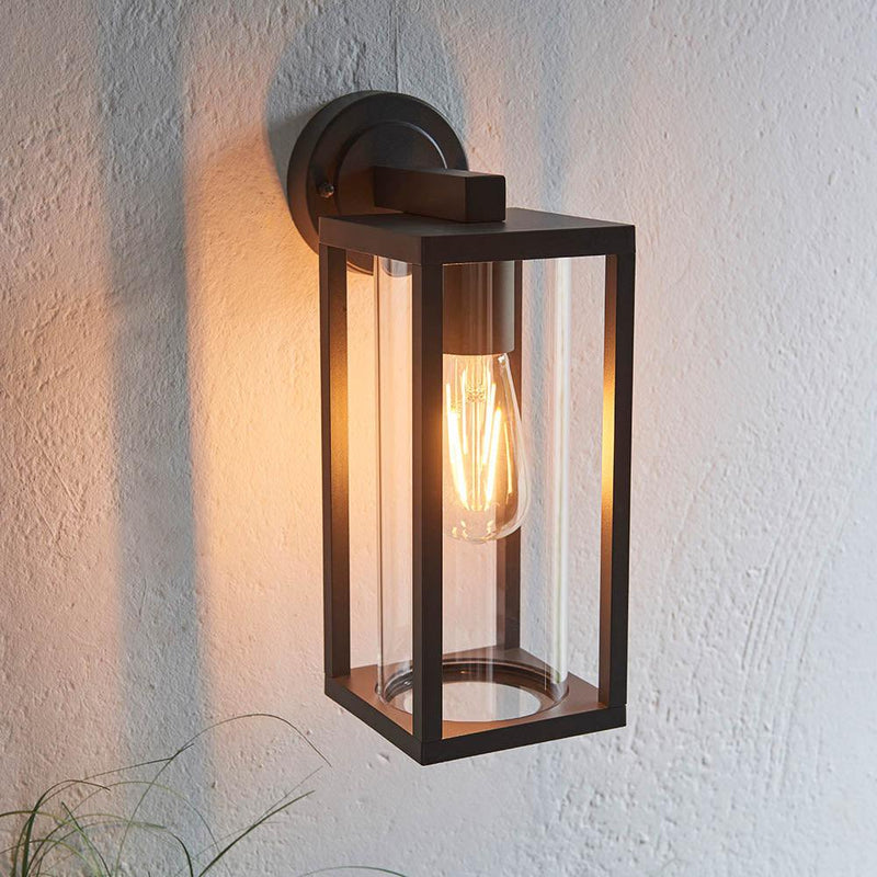 Endon Hamden Black Outdoor Wall Light