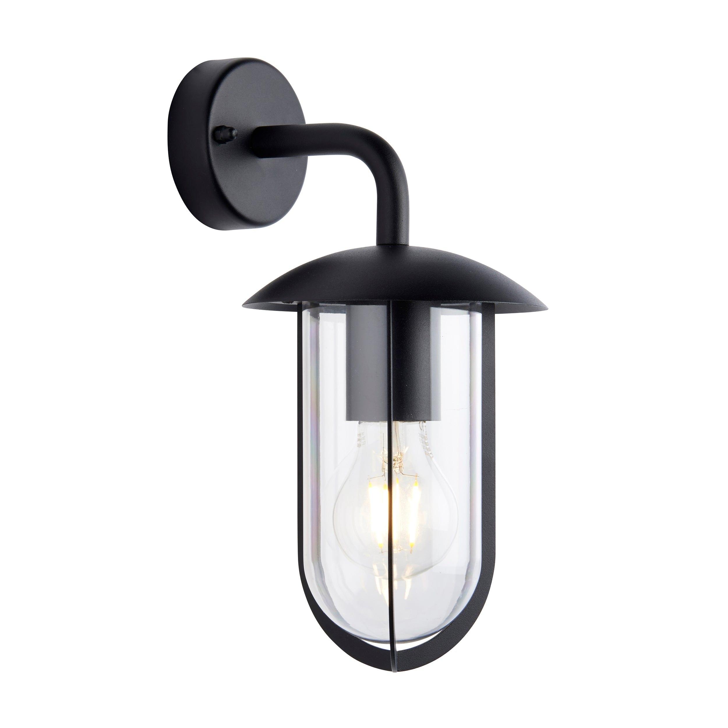 Endon Quinn Black Outdoor Wall Light