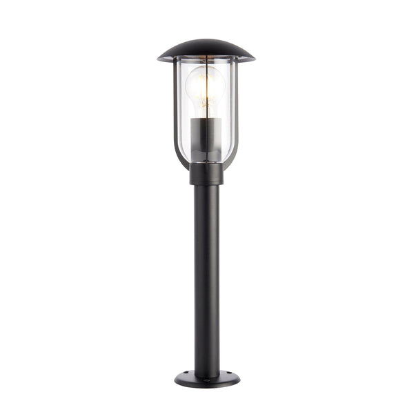 Endon Quinn 1 Light Black Outdoor Post