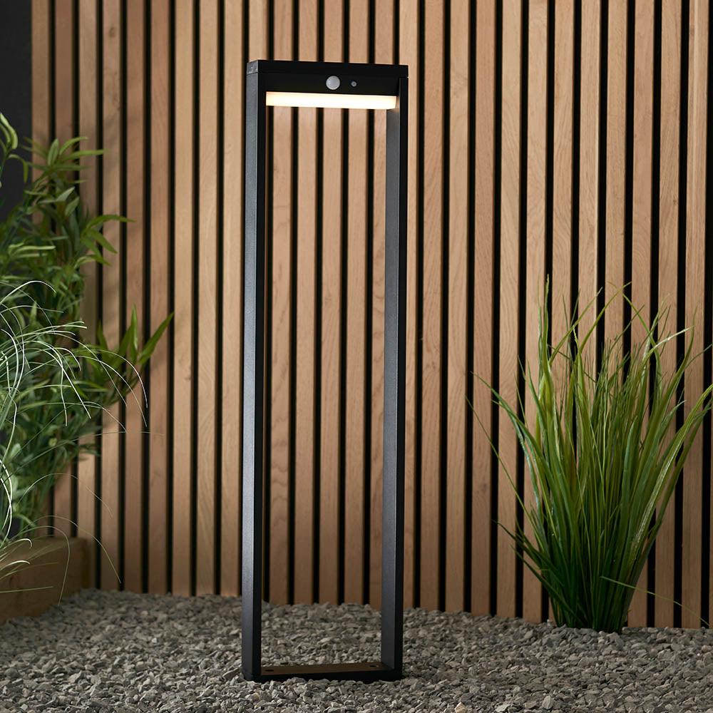 Dannah 1 Light Solar Outdoor Bollard Light With PIR Sensor