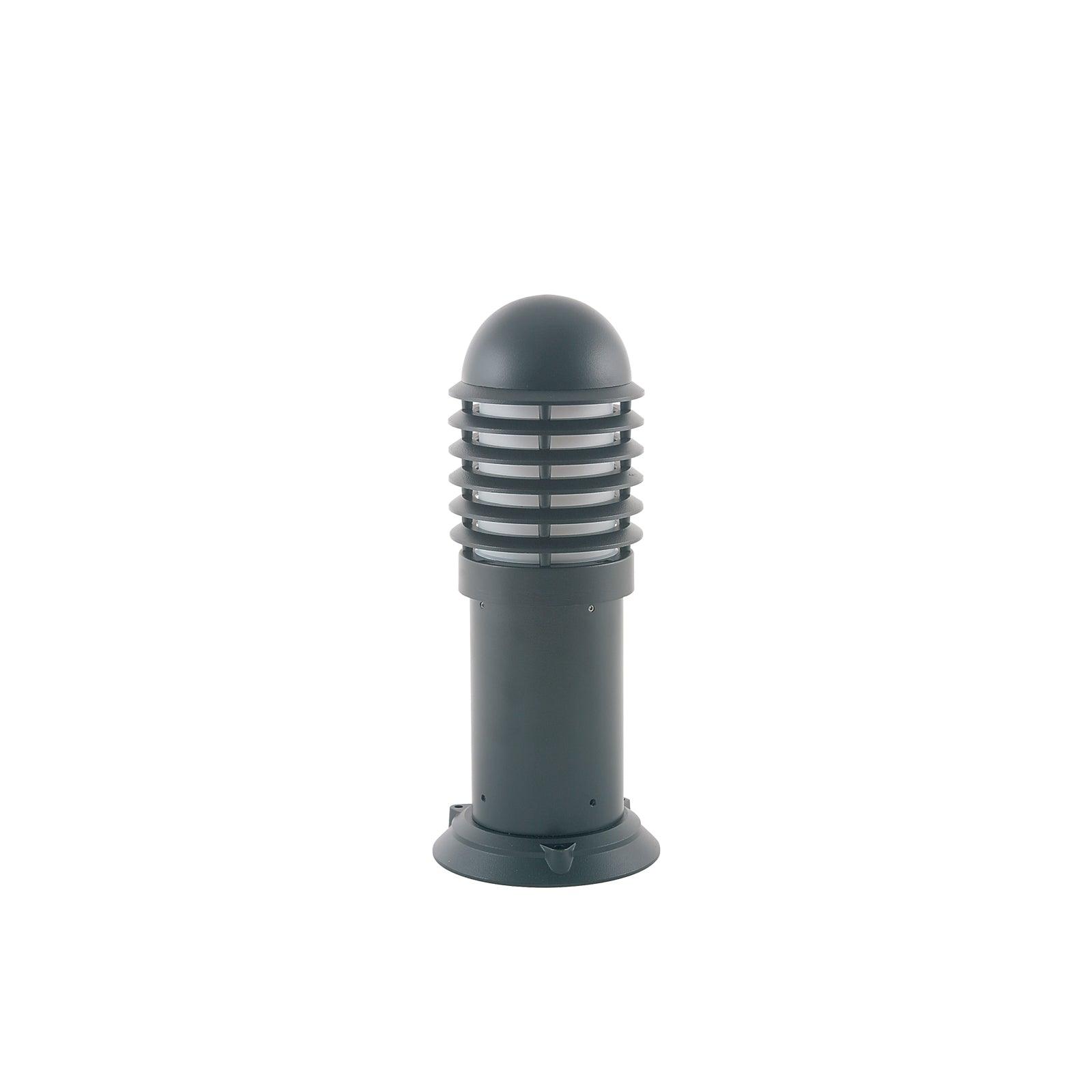 Oaks Lighting Black 45cm Pedestal / Bollard IP44