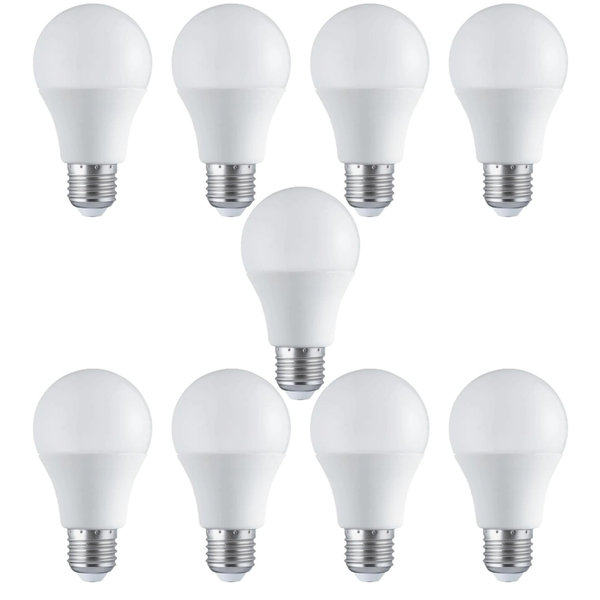 9 x E27 LED Dimmable 10W Lamp/Bulb (60W Equivalent)