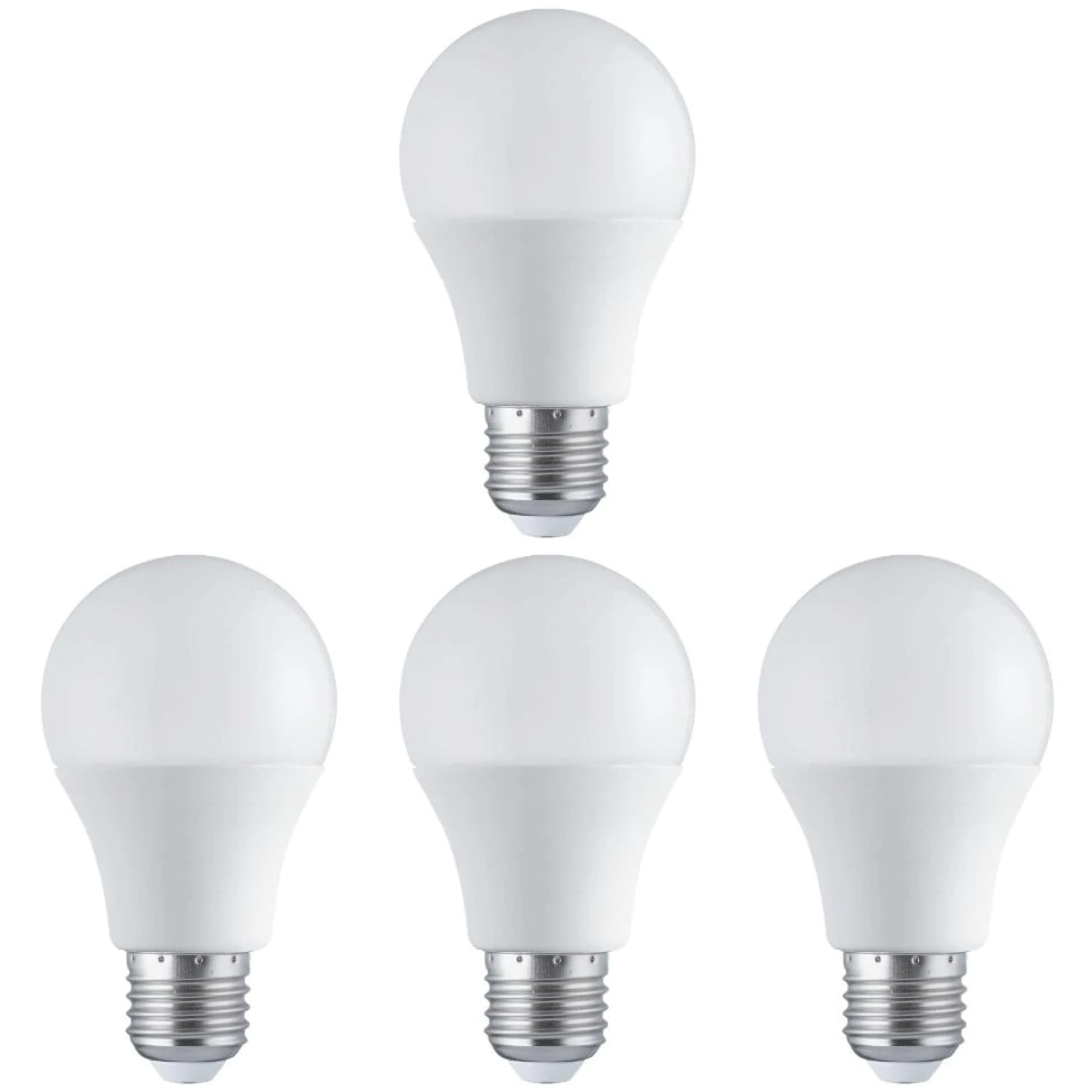 4 x E27 LED 10W Non-Dimmable Lamp/Bulb (60W Equivalent)