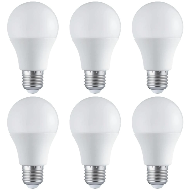 6 x E27 LED Dimmable 10W Lamp/Bulb (60W Equivalent)