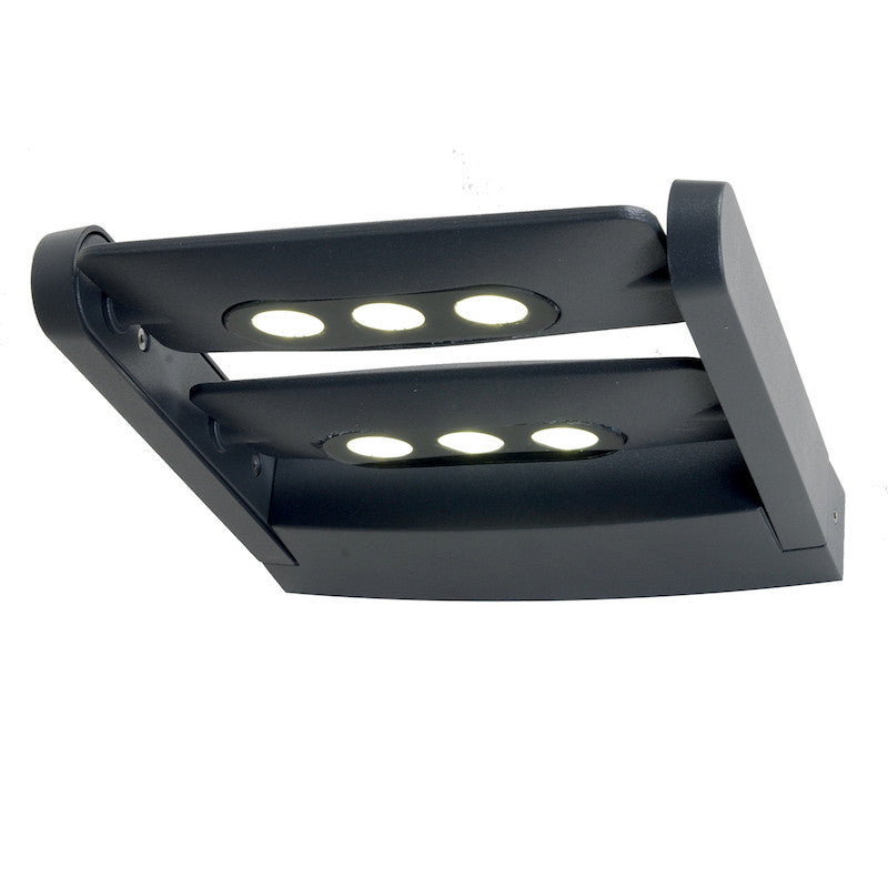 Elstead Ledspot 6 Light Graphite LED Outdoor Wall Light